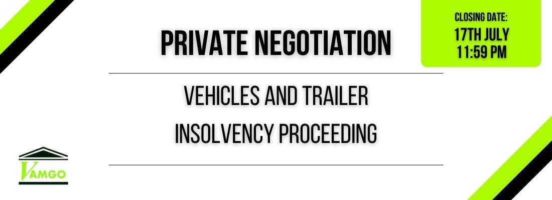 Private Negotiation of Vehicles and Trailer