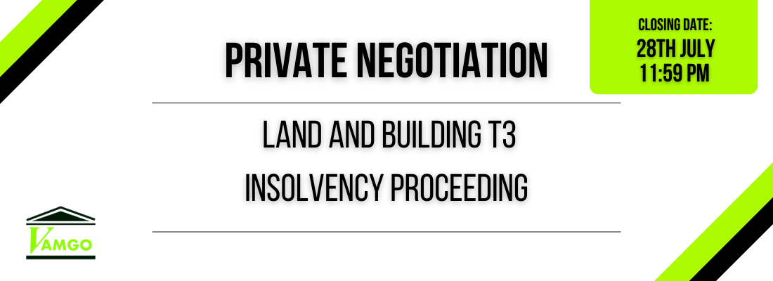 Private Negotiation of Land and Building T3